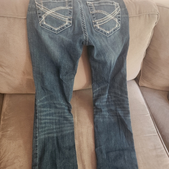 Ariat Women's Classic Blue Straight Leg Jeans - Picture 2 of 3